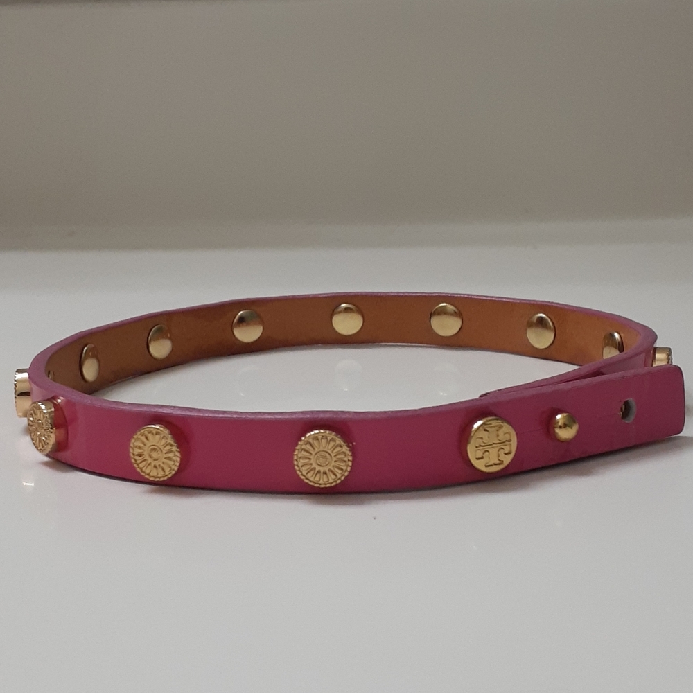 Tory Burch Pink Wrap around Choker Necklace